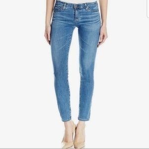 Ag Adriano Goldschmied Medium Dark The Stilt Cigarette Leg Jeans